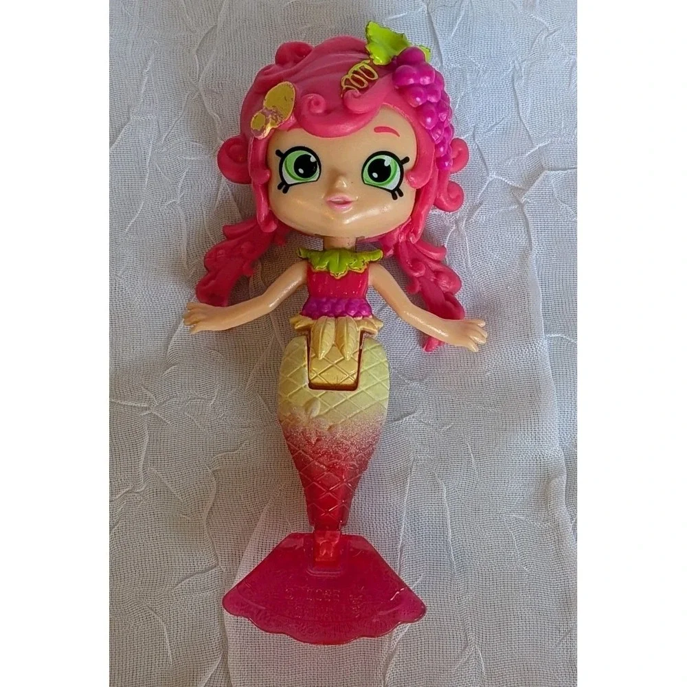 5 Shopkins Lil Shoppies Happy Places Mermaid Frusha Salad Sara Sushi Wingona Lot